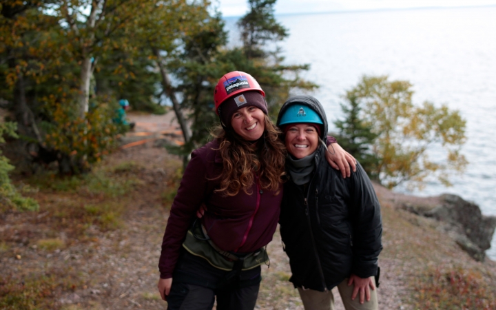 boundary waters rock climbing for struggling teen girls